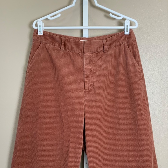 A New Day Women's High Rise Wide Leg Cropped Corduroy Pants - Picture 5 of 16
